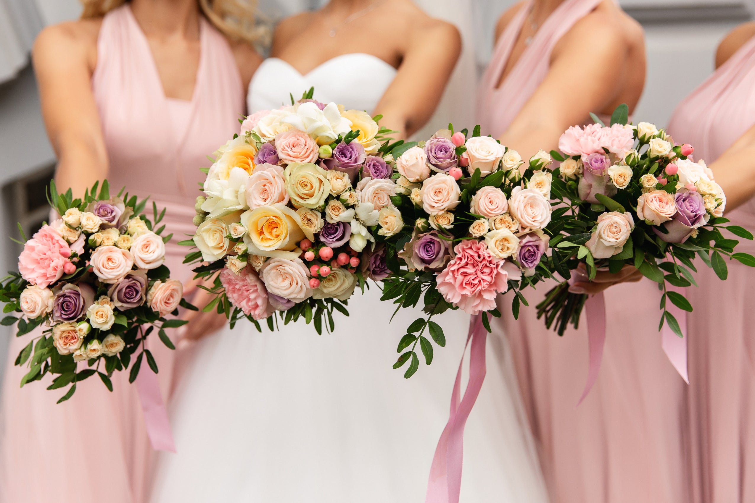 Pop Wedding Flowers