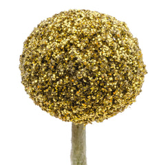 Gold Glitter Craspedia