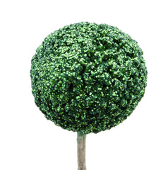 Green Glitter Craspedia